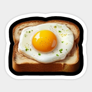 Egg Fried Sandwich Toast Bread Vintage Yummy Kawaii Coffee Japan Japanese Sticker